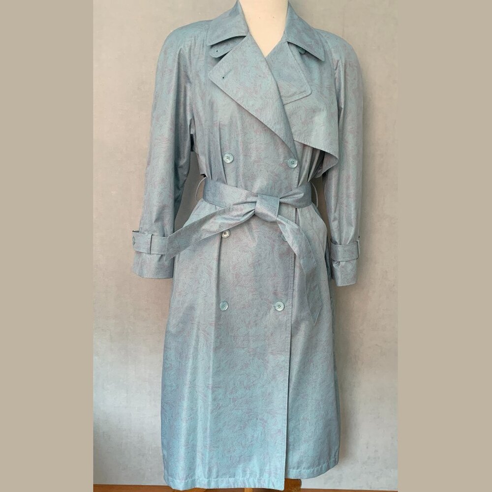 Vintage 1990s London Fog Double Breasted Raincoat
